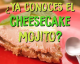 Delicioso cheesecake tropical con sabor a Mojito