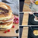 Pancakes rellenos de Nutella: un desayuno para darte un capricho