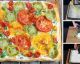 Tarta multicolor de pasta filo y tomates, crujiente y ligera