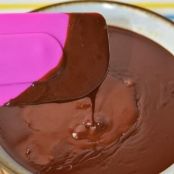 Cobertura y ganache de chocolate - Paso 1