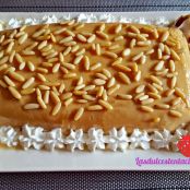 Pastel-Cuajada de Galletas y Piñones