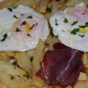 Huevos con patatas y cecina - Paso 4