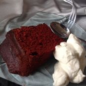 Bundt Cake de red velvet con frosting de queso crema - Paso 1