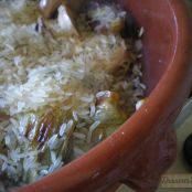 Arroz con alcachofas y champiñones - Paso 5