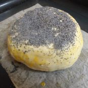 Pan relleno de Camembert y mermelada - Paso 5
