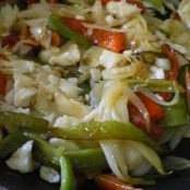 Ensalada templada de bacalao y verduras regada con vinagreta caramelizada - Paso 1