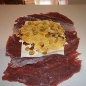 Rollo de carne relleno de queso y cecina - Paso 3