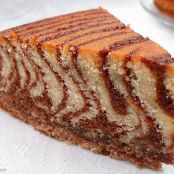 Bizcocho cebra ( zebra cake ) - Paso 2