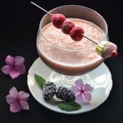 Smothie de frambuesas y yogur sin lactosa - Paso 1