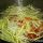 Sopa de verduras con wakame y nori