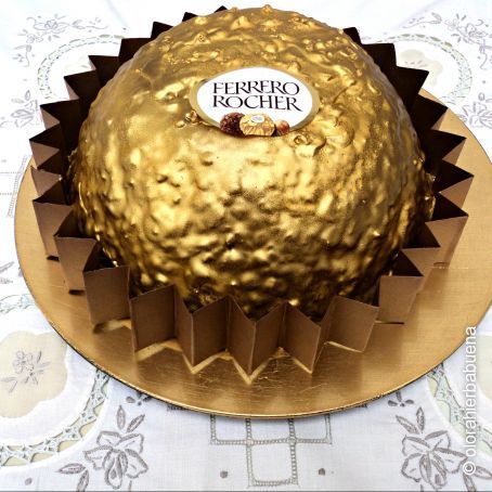 Tarta Ferrero para cumpleaños