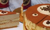 Suave y cremoso cheesecake de tiramisú...¡el postre perfecto!