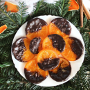 Naranjas confitadas bañadas en chocolate ¡Un clásico de la Navidad!