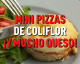 Muffins de coliflor cero carbohidratos con sabor a pizza