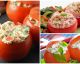 Suculentos tomates rellenos con ensaladilla de atún