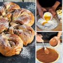 Copo de nieve de brioches de Nutella: El dulce más jugoso del invierno