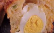 Muffins salados con sorpresa de huevo, ¡exquisitos!