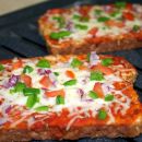 Rápida y suculenta pizza con pan de molde