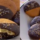 Polvorones de naranja con chocolate, especiales para diabéticos