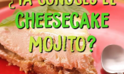 Delicioso cheesecake tropical con sabor a Mojito