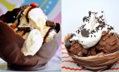 ¡Sirve tus helados en deliciosos tazones de chocolate!