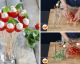 Sencillísimo ramillete de tomates cherry y mozzarella
