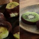 Polos de kiwi con chocolate para niños, la merienda más saludable
