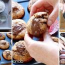 Haz en casa estos riquísimos muffins rellenos de Nutella