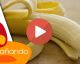 La forma correcta de pelar un plátano
