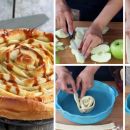 Tarta espiral de manzanas: ¡original y rica!