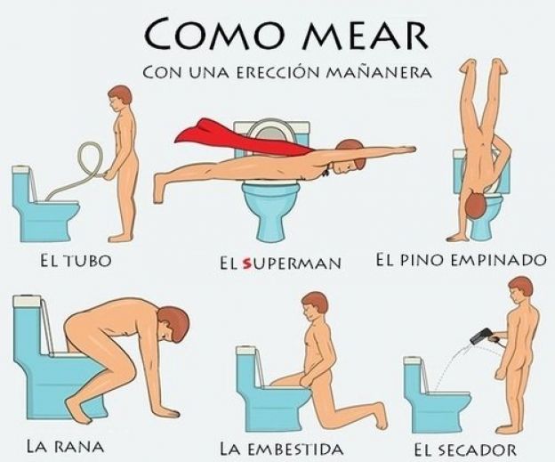10 cosas que hacemos los hombres al mear (y que las mujeres no saben)