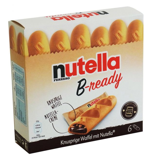 B-ready, ¡el nuevo producto de Nutella para la merienda!
