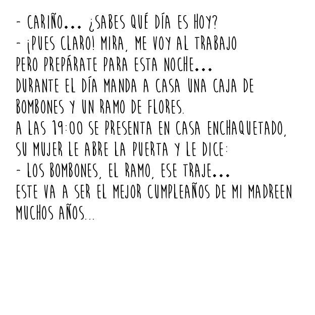 Hay que acordarse de algunas fechas