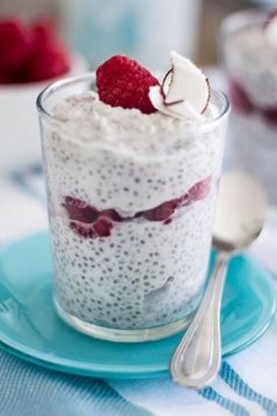 Descubre este maravilloso pudding de chía y frutos rojos