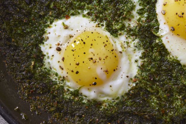 Te presentamos los huevos al pesto