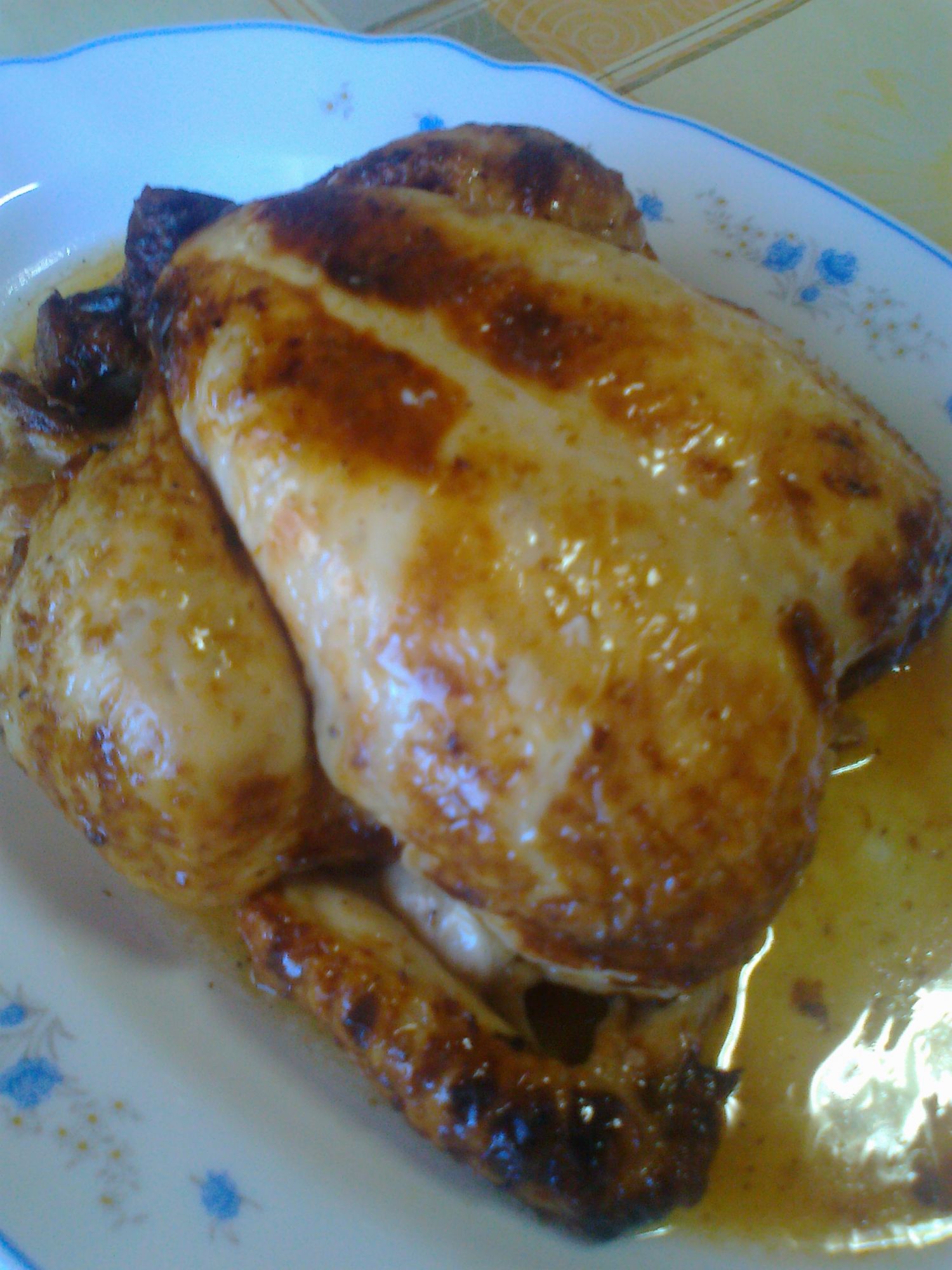 Pollo relleno al horno deshuesado (4.2/5)