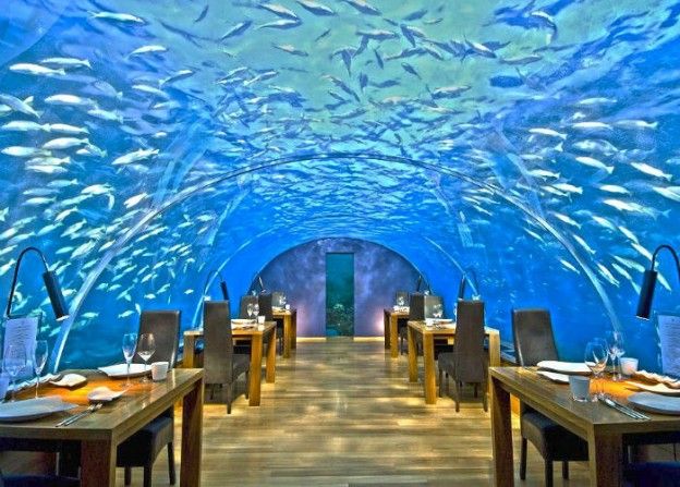 Restaurante Ithaa Undersea en Islandia