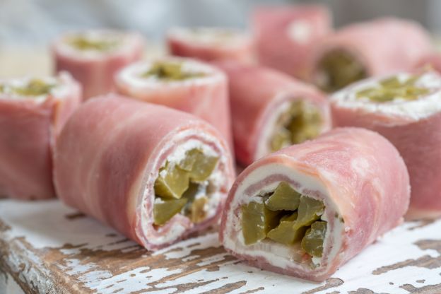 Rollitos de jamón