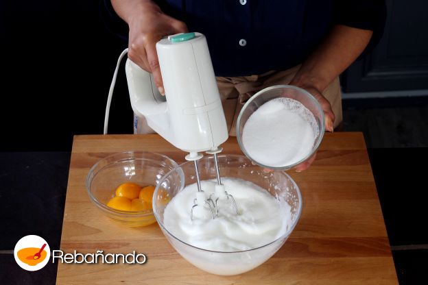 Preparación del bizcocho