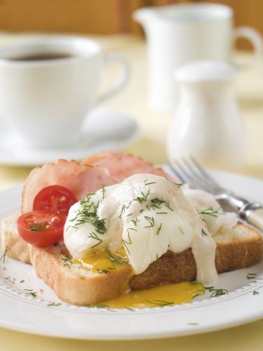 Tostada con huevo escalfado