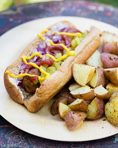 homemade veggie dogs
