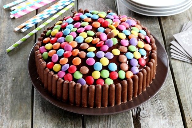 Tarta de M&M's