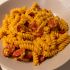 Pasta con chorizo
