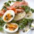 Ensalada primaveral de salmón