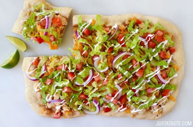 Pizza mexicana de pollo