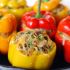 Pimientos rellenos de quinoa