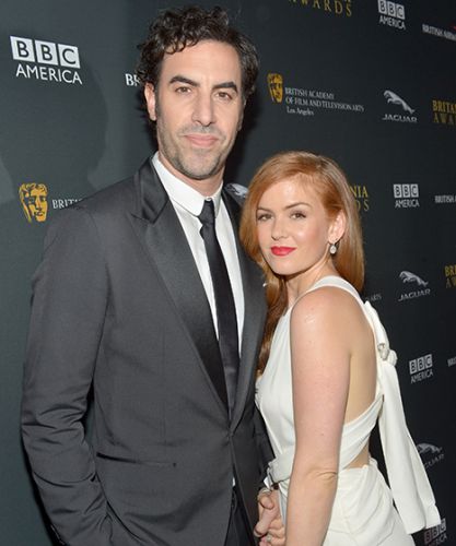 Isla Fischer y Sacha Baron Cohen