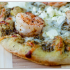 47. Pizza pesto con gambas