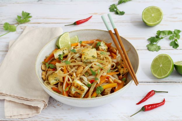 Pad thai con verduras