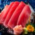 Sashimi de atún - Rabillo crudo